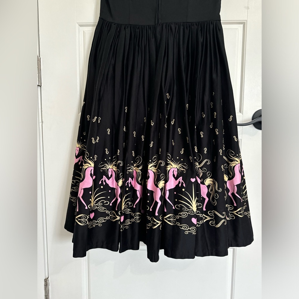 Pinup Couture Aurora Dancing Horses Dress large - Picture 6 of 16